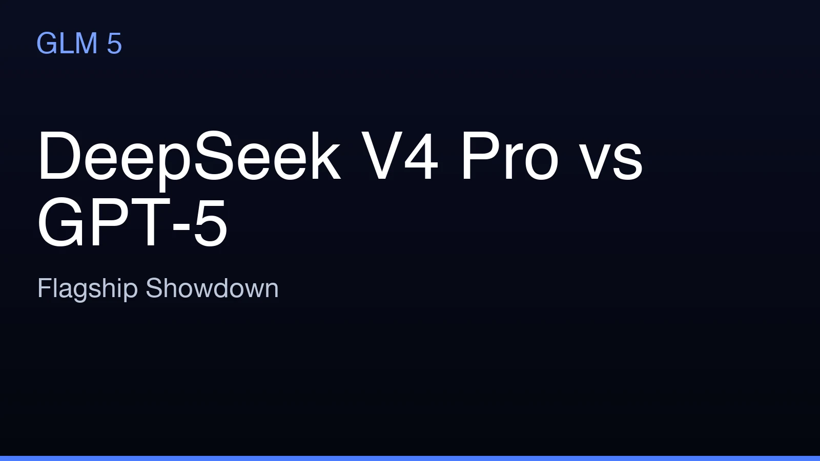 DeepSeek V4 Pro vs GPT-5: Open-Weights Flagship or OpenAI Best?